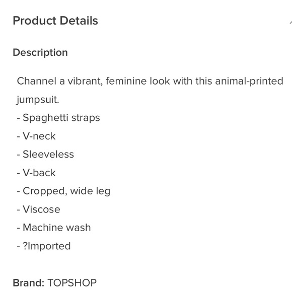 Topshop Jumpsuit - Picture 3 of 3